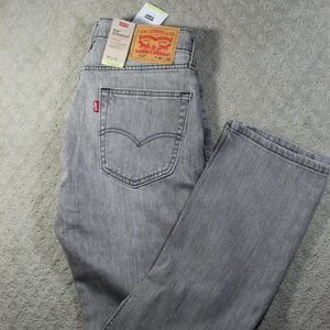 NWT Levi's 30x32 Light Gray Flex 514 Straight Leg